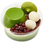ドンレミー 丸七製茶監修 抹茶ぜんざい風プリンアラモード 1個