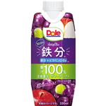 雪印メグミルク Dole Juicy Plus 1日分の鉄分 330ml