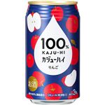 富永貿易 100％ カジューハイ りんご 340ml