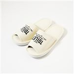 トイレ用ビニール スリッパ 前開き Lサイズ（アイボリー）