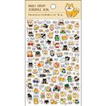 パインブック 金箔スケジュールシール（柴いぬ）t210012