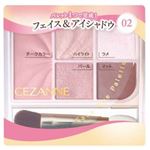 セザンヌ フェイスアイパレット 02 クラッシーピンク 2.85g