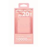 オウルテック 10000mAh モバイルバッテリー サクラピンク