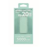 オウルテック 5000mAh モバイルバッテリー アイスブルー
