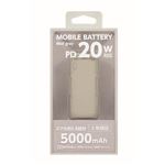 オウルテック 5000mAh モバイルバッテリー ミストグレー