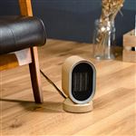 ライフオンプロダクツ 首振り機能付きセラミックファンヒーター＆ファン（キャメル）MO‐WA004‐CM