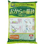 【ペット用】常陸化工 おからの猫砂 グリーン 6L  