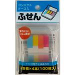 カクケイ PETポップアップ付箋 4本入（約）横7×縦44mm 4色 各25枚 KF－002