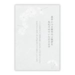 ホールマーク 喪中はがき 白菊 827076