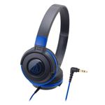 オーディオテクニカ ポータブルヘッドホン ブラックブルー
