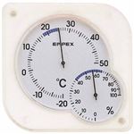 EMPEX シュクレミディ 温湿度計 シロ TM－5601