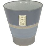 一龍陶苑 波佐見焼 カップ ビスクロール ブルー 300ml