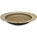 和山窯 波佐見焼 シャビーシック カレーパスタ皿 ブラウン