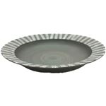 和山窯 波佐見焼 シャビーシック カレーパスタ皿 グレー