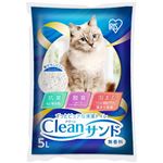 【ペット用】アイリスオーヤマ クリーンサンド 5L