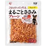 【ペット用】アイリスオーヤマ まるごとささみジャーキーキューブ プレーン 100g