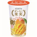 オハヨー乳業 ぜいたく果実 マンゴーのむヨーグルト 180g