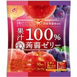 エースベーカリー 果汁100％蒟蒻ゼリー 324g