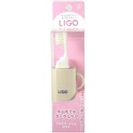 池本刷子工業 LIGO ミニコップ付ハミガキセット ベージュ 1個