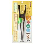 ちゃんと箸 右利き用 うるし仕上げ 18cm