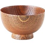 イシダ 木製汁椀 高仙才（茶）