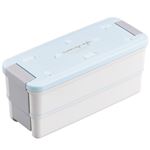 オーエスケー シマエナガ ランチ 二段 仕切付 650ml