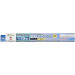 オーム電機 直管LEDランプ G13 昼光色 グロースタータ器具専用 10形相当 LDF10SSD45