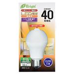 オーム電機 センサー付LED電球 E26口金 40形相当 電球色 LDA5L－H R21