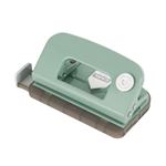 カール事務器 穴あけパンチ 小型 デコレパンチ 2穴（ライトグリーン）DPN‐35‐U
