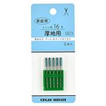 キヨハラ 家庭用ミシン針16号 緑 SEF02－05