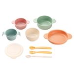 【5ヶ月頃～】コンビ はじめて離乳食 かさなる食器 収納じょーず P