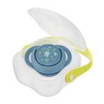 【0ヶ月～3ヶ月頃まで】コンビ テテオ おしゃぶり 除菌のできるケース付 入眠ナビ サイズS うちゅう