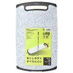新輝合成 トンボ まな板 抗菌 食洗機対応 耐熱 おこしやすい ラバー付き 石目調 L