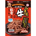 【ペット用】マルカン ゴン太のうま味牛とつぶつぶ軟骨入りジャーキー 420g