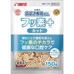 【ペット用】マルカン ゴン太の歯磨き専用ガム フッ素プラス カット アパタイトカルシウム入り 150g