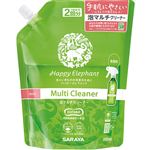 サラヤ ハッピーエレファント 泡マルチクリーナー つめかえ用 800ml