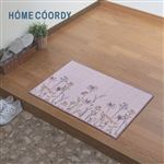 HOME COORDY インテリアマット パープル 47×70cm