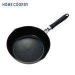 【ガス火対応】HOME COORDY 軽くて持ちやすい深型フライパン24cm グレージュ