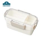 HOME COORDY しっかり食べられるランチボックス 700ml アイボリー