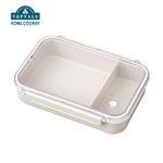 HOME COORDY シンプル1段ランチボックス 810ml グレージュ