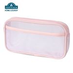 HOME COORDY ペンケース（シェルピンク）メッシュタイプ
