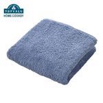 HOME COORDY 肌ざわりが選べる フェイスタオル やわらか ネイビー 34×80cm