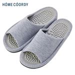 HOME COORDY 足裏に気持ちいいスリッパ グレー LL