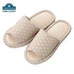 HOME COORDY ざっくり綿入り中敷スリッパ ベージュ S