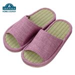 HOME COORDY い草コンフォートスリッパ ピンク M