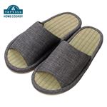 HOME COORDY い草コンフォートスリッパ ダークグレー L