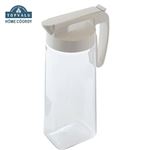 HOME COORDY パッキン一体型ワンプッシュピッチャー 2.1L グレージュ
