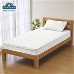 HOME COORDY やわらか水洗いガーゼ敷パッド ホワイト セミダブル