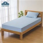 HOME COORDY 速く乾くパッドdeシーツ ブルー セミダブル