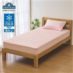 HOME COORDY 春・夏・秋まで長～く使えるリバーシブルコールドパットdeシーツ ピンク ダブル